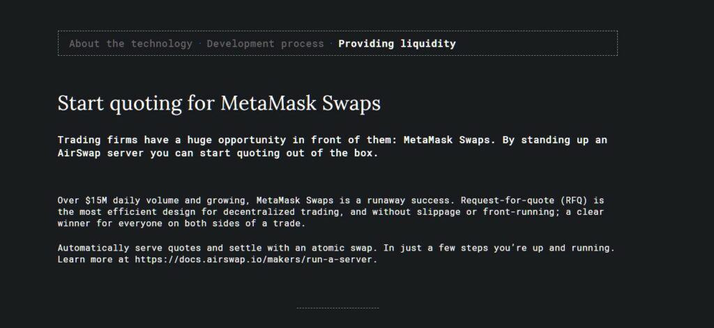 metamask airswap